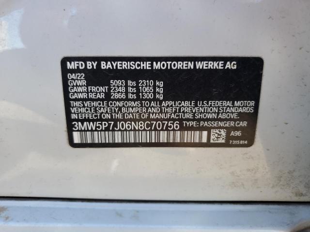 3MW5P7J06N8C70756 BMW 330e