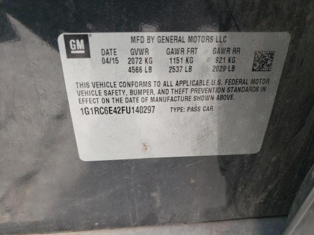 2015 CHEVROLET 10/1500 1G1RC6E42FU140297