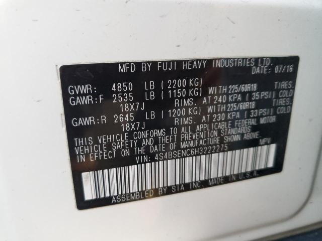4S4BSENC6H3222275 Subaru Outback 3.6r Limited