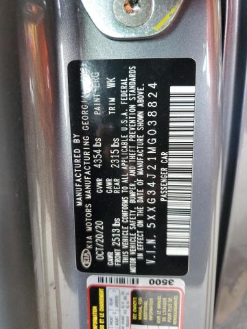 5XXG34J21MG038824 KIA K5 EX