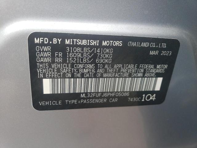 ML32FUFJ6PHF05086 Mitsubishi Mirage G4 Es