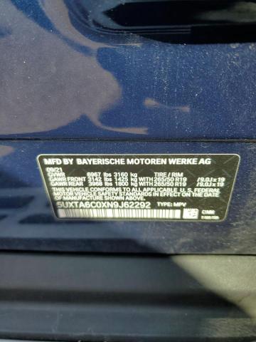 5UXTA6C0XN9J62292 BMW X5 Xdrive45e