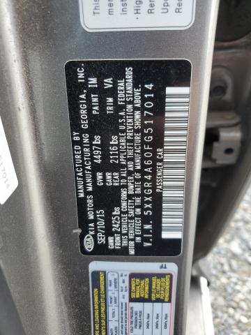 5XXGR4A60FG517014 KIA OPTIMA SX