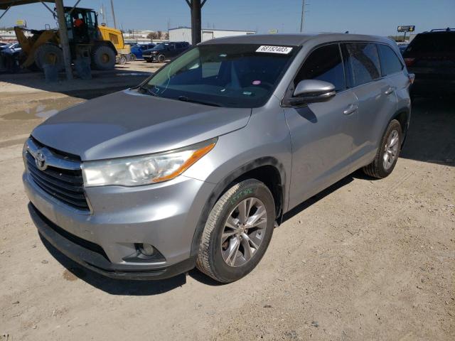 VIN 5TDBKRFH9ES039808 2014 Toyota Highlander, LE no.1