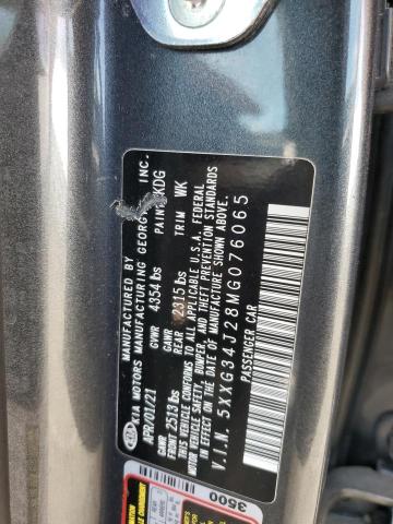 5XXG34J28MG076065 KIA K5 EX