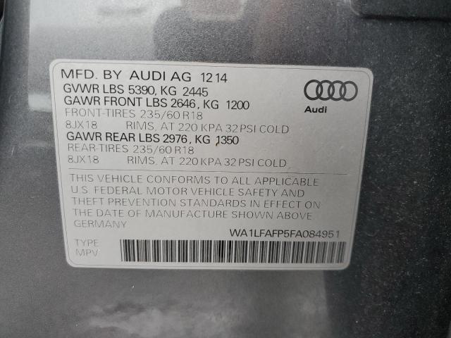 WA1LFAFP5FA084951 2015 AUDI Q5 - Image 14