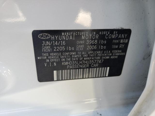 2017 HYUNDAI ACCENT GL - KMHD35LH7HU357747
