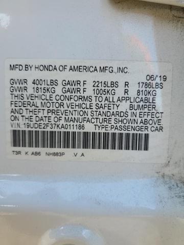 19UDE2F37KA011186 Acura ILX  12