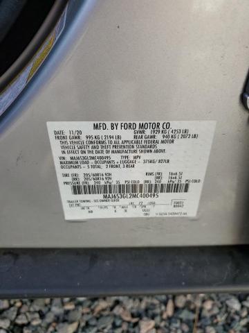 MAJ6S3GL2MC400495 Ford Ecosport Se