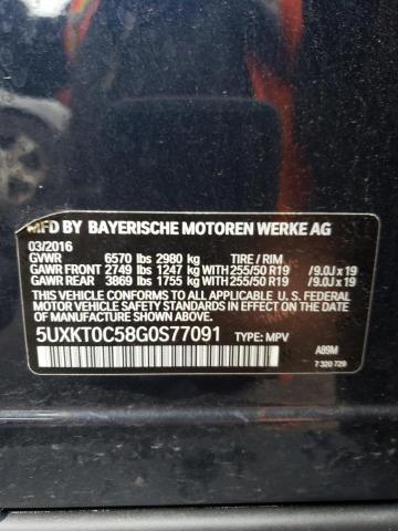 5UXKT0C58G0S77091 2016 BMW X5, photo no. 13