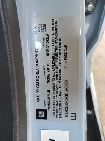 2016 CHEVROLET SPARK EV 2 - KL8CL6S09GC595386