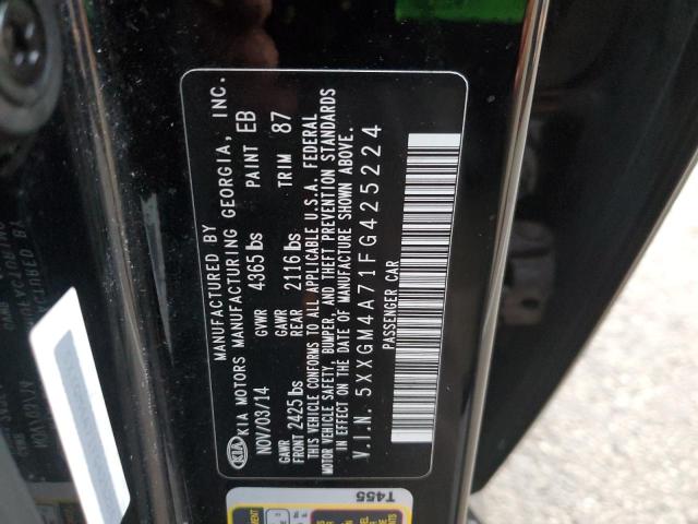 5XXGM4A71FG425224 KIA Optima Lx