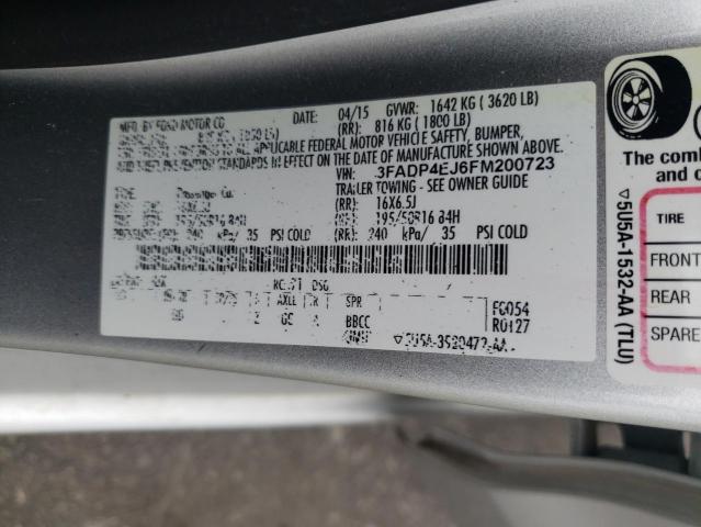 2015 FORD FIESTA SE - 3FADP4EJ6FM200723