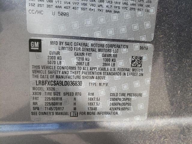 LRBFXCSA9LD036830 Buick Envision Essence