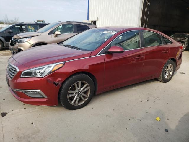 HYUNDAI SONATA SE 2015 red sedan 4d gas 5NPE24AF1FH151662 photo #1