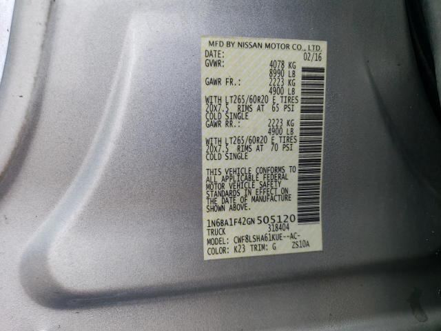1N6BA1F42GN505120 Nissan Titan Xd Sl
