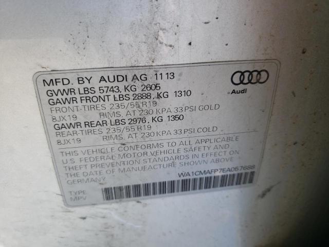 VIN WA1CMAFP7EA057688 2014 Audi Q5, Tdi Premium Plus no.14