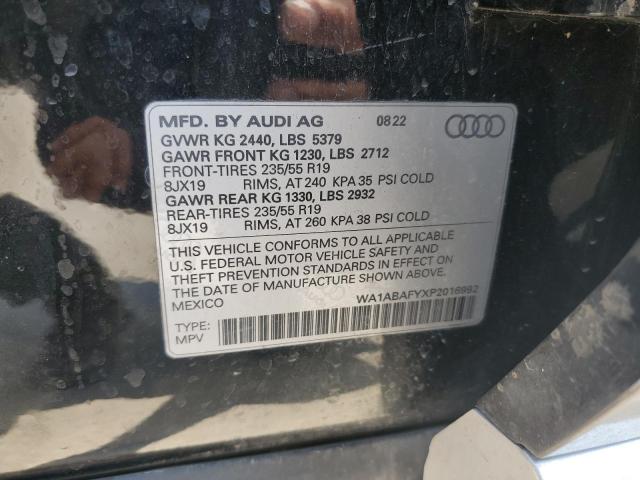 WA1ABAFYXP2016992 2023 AUDI Q5, photo no. 12