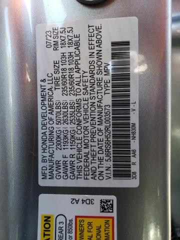 5J6RS6H52RL003573 Honda Cr-v Sport