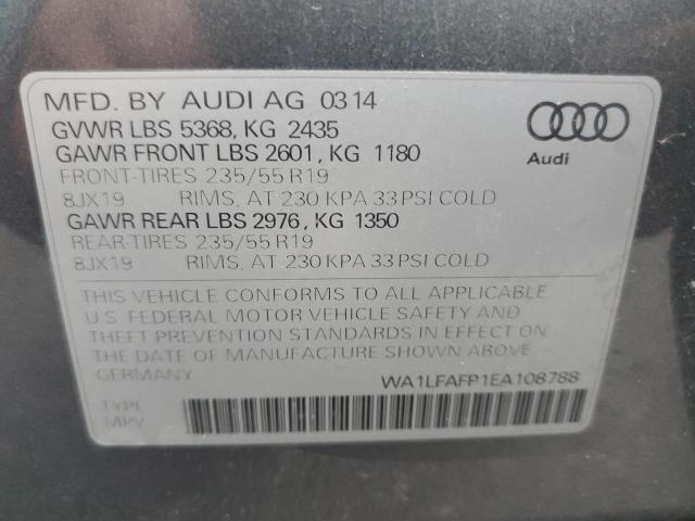 VIN WA1LFAFP1EA108788 2014 Audi Q5, Premium Plus no.12