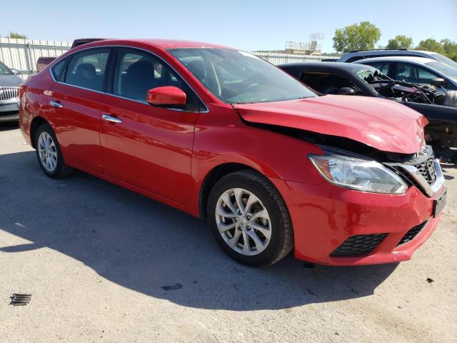  NISSAN SENTRA 2018 Червоний