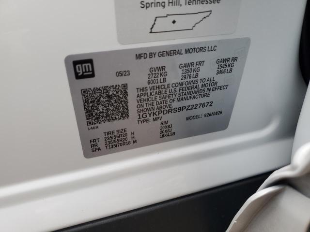 1GYKPDRS9PZ227672 Cadillac Xt6 Premium Luxury