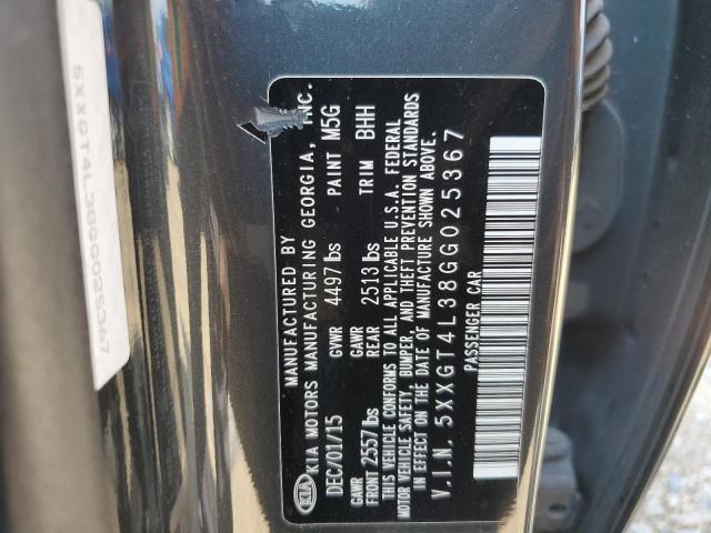 5XXGT4L38GG025367 KIA Optima Lx