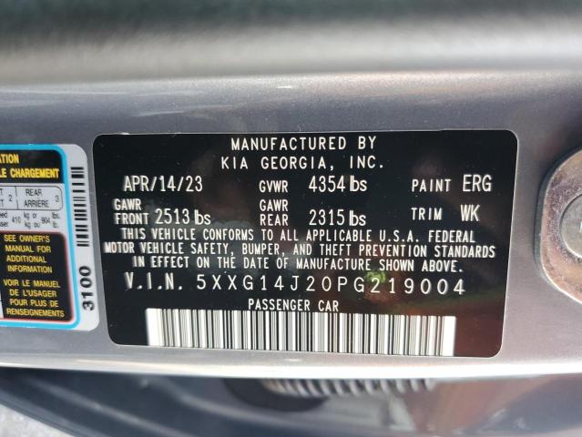 5XXG14J20PG219004 KIA K5 LXS