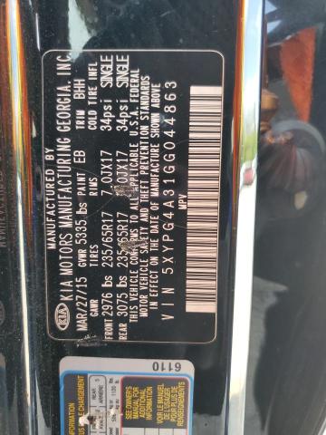 5XYPG4A31GG044863 KIA SORENTO LX