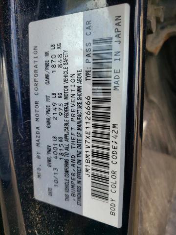 VIN JM1BM1V7XE1126666 2014 Mazda 3, Touring no.12