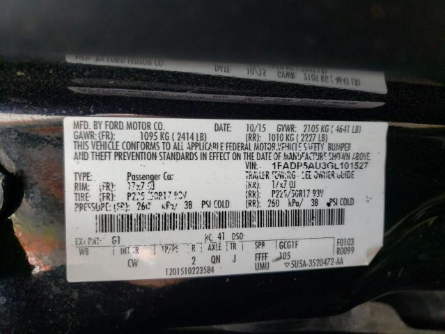 1FADP5AU3GL101527 Ford C-MAX SE