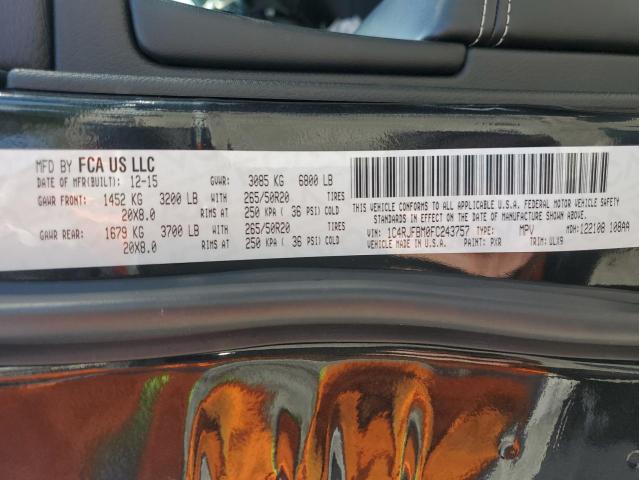 1C4RJFBM0FC243757 Jeep Grand Cherokee Limited