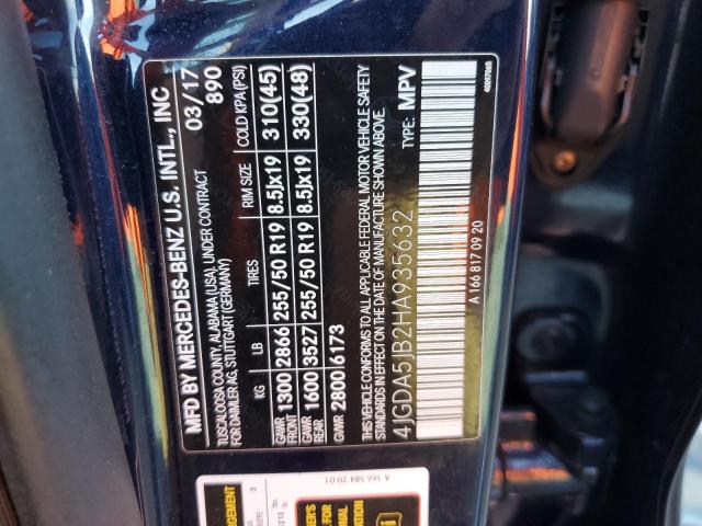 4JGDA5JB2HA935632 Mercedes-Benz GLE 350