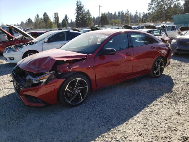 2021 HYUNDAI ELANTRA N - KMHLR4AF7MU181606