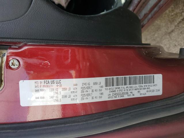 2018 DODGE GRAND CARA - 2C4RDGEG5JR281696