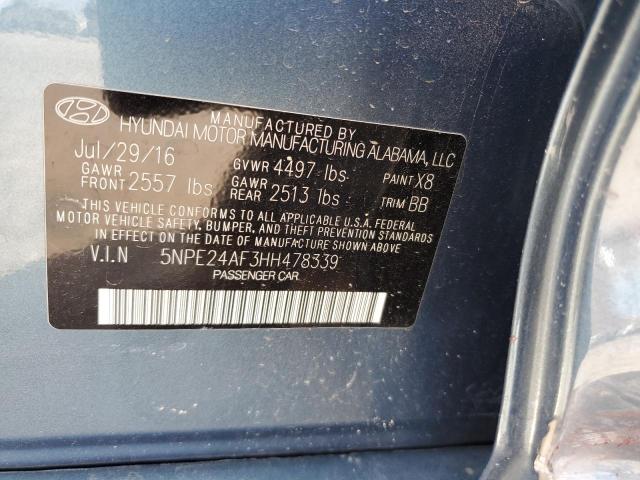 2017 HYUNDAI SONATA SE - 5NPE24AF3HH478339