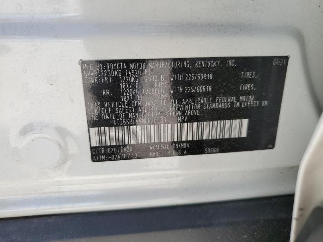 4T3B6RFV9MU036933 Toyota Rav4 Xle Premium