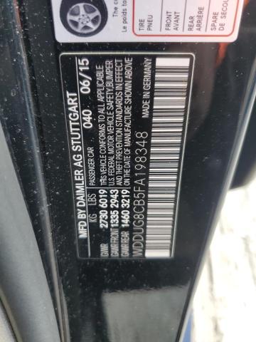 2015 MERCEDES-BENZ S-CLASS S5 WDDUG8CB5FA198348