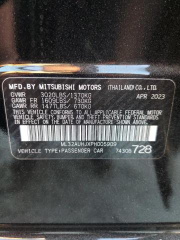 2023 MITSUBISHI MIRAGE ES - ML32AUHJXPH005909
