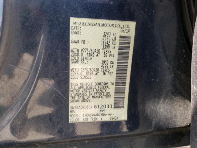 5N1BA0ND6EN612033 Nissan ARMADA SV