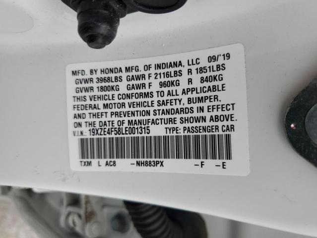 19XZE4F58LE001315 Honda INSIGHT EX