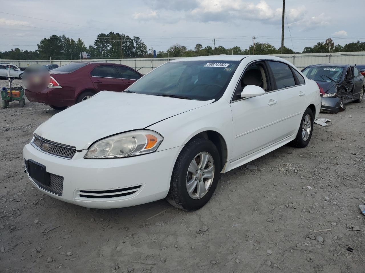 2012 Chevrolet Impala Ls vin: 2G1WF5E39C1291981