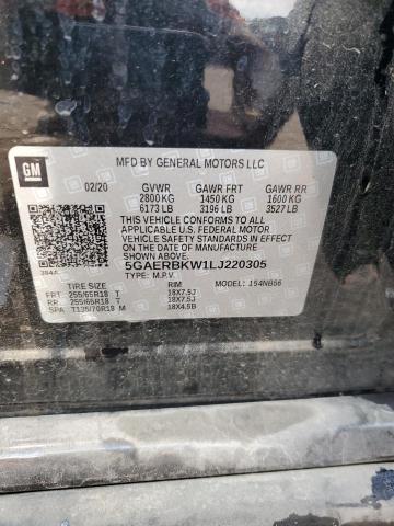 5GAERBKW1LJ220305 Buick Enclave Essence
