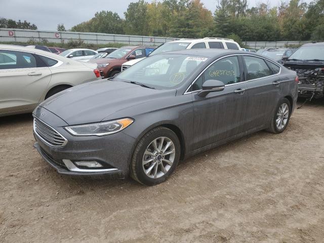 Lot #2445783372 2017 FORD FUSION SE salvage car