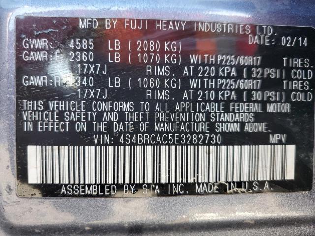 4S4BRCAC5E3282730 Subaru Outback 2.5i