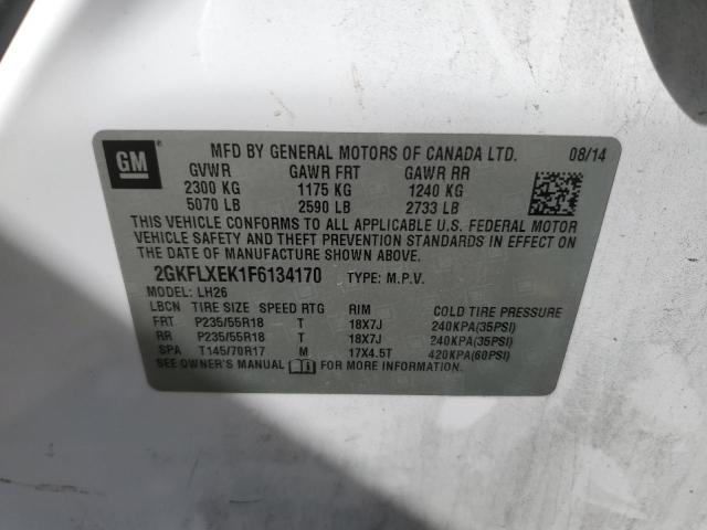 2GKFLXEK1F6134170 GMC Terrain Slt