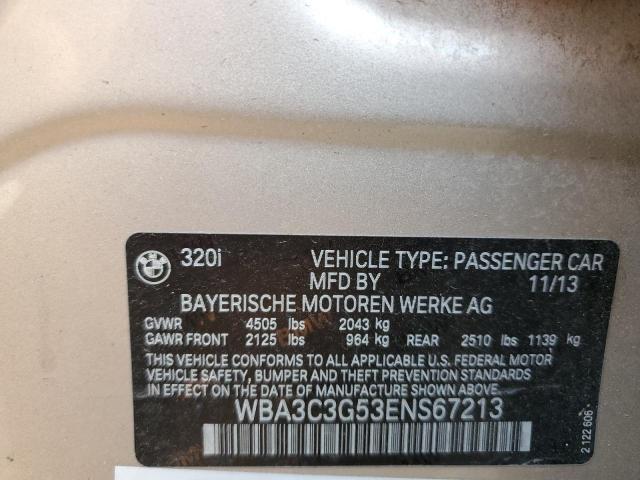 WBA3C3G53ENS67213 BMW 320 I Xdrive