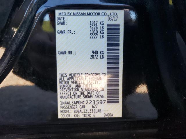 2017 NISSAN ALTIMA 2.5 - 1N4AL3AP0HC223597