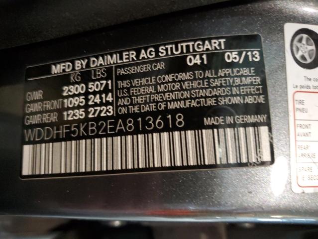 WDDHF5KB2EA813618 Mercedes-Benz E 350