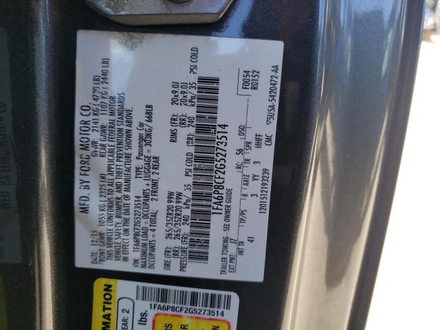 1FA6P8CF2G5273514 Ford MUSTANG GT